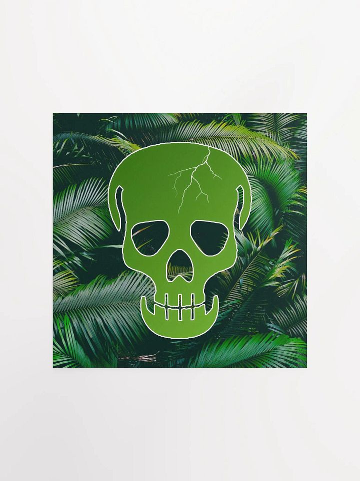 Endangered Species - Mexico - Tropical Mystery Green Skull Poster product image (1)