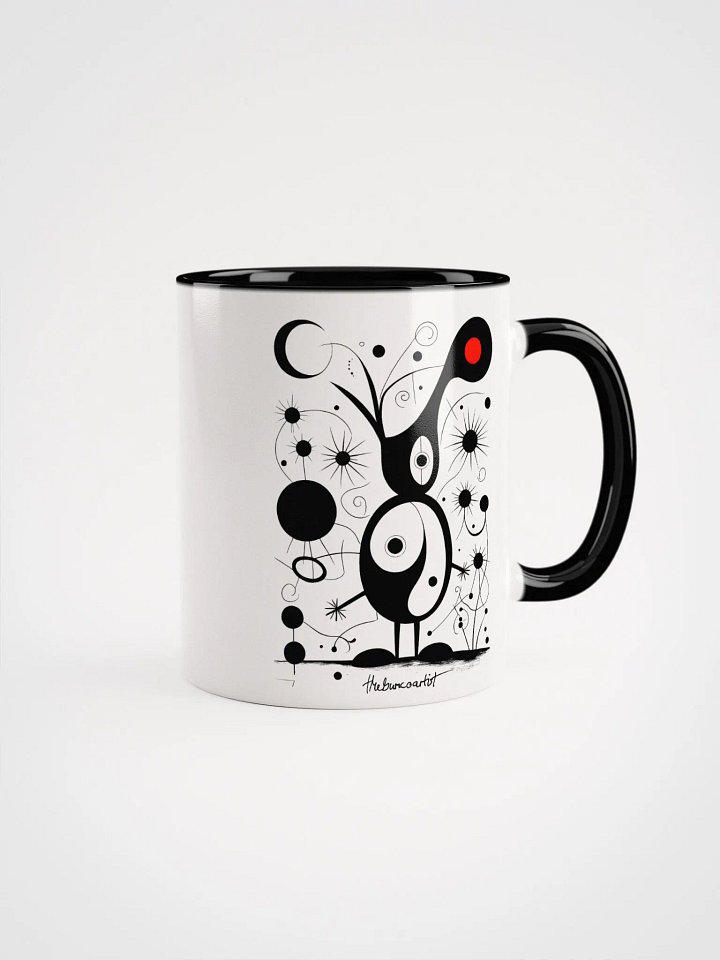 White Ceramic Mug with Colors Inside product image (2)