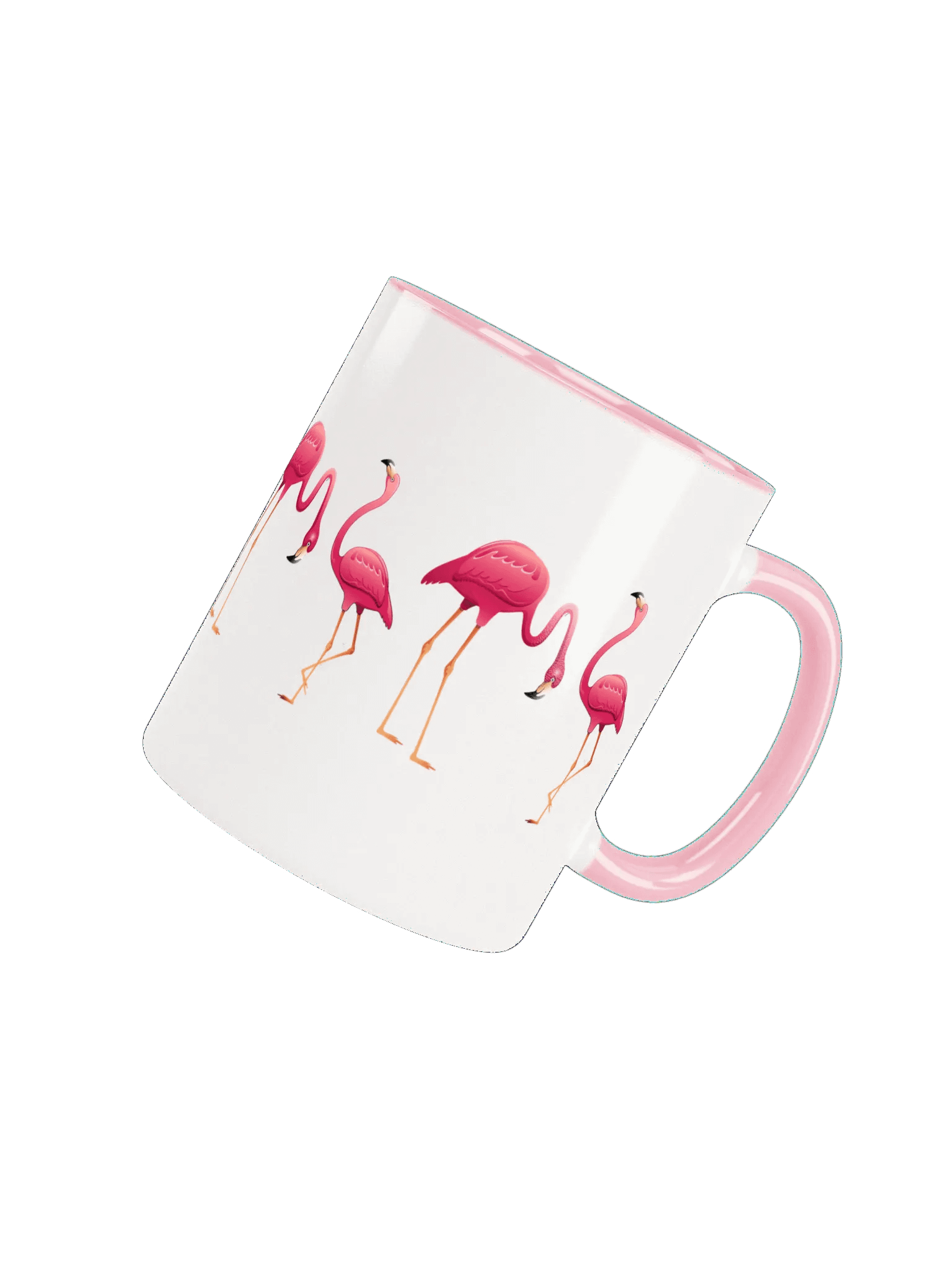 Pixelated Flamingo Parade Mug product image (7)