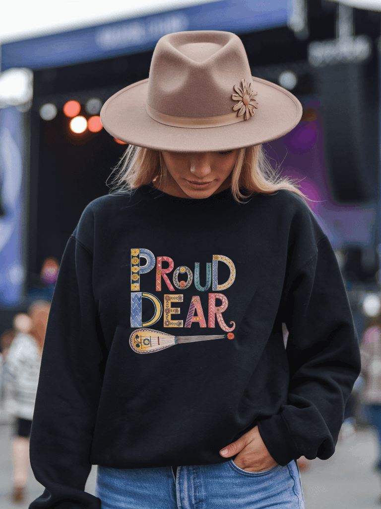 Kazakhstan Singer Sweatshirt Premium Cotton Heritage Sweatshirt product image (2)