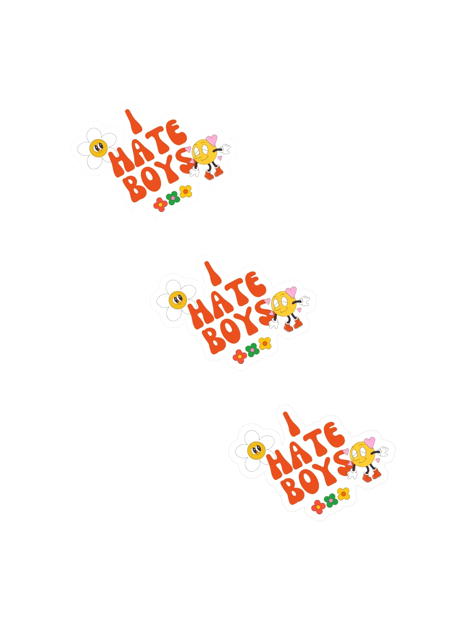 I Hate Boys - Sticker Sheet product image (1)