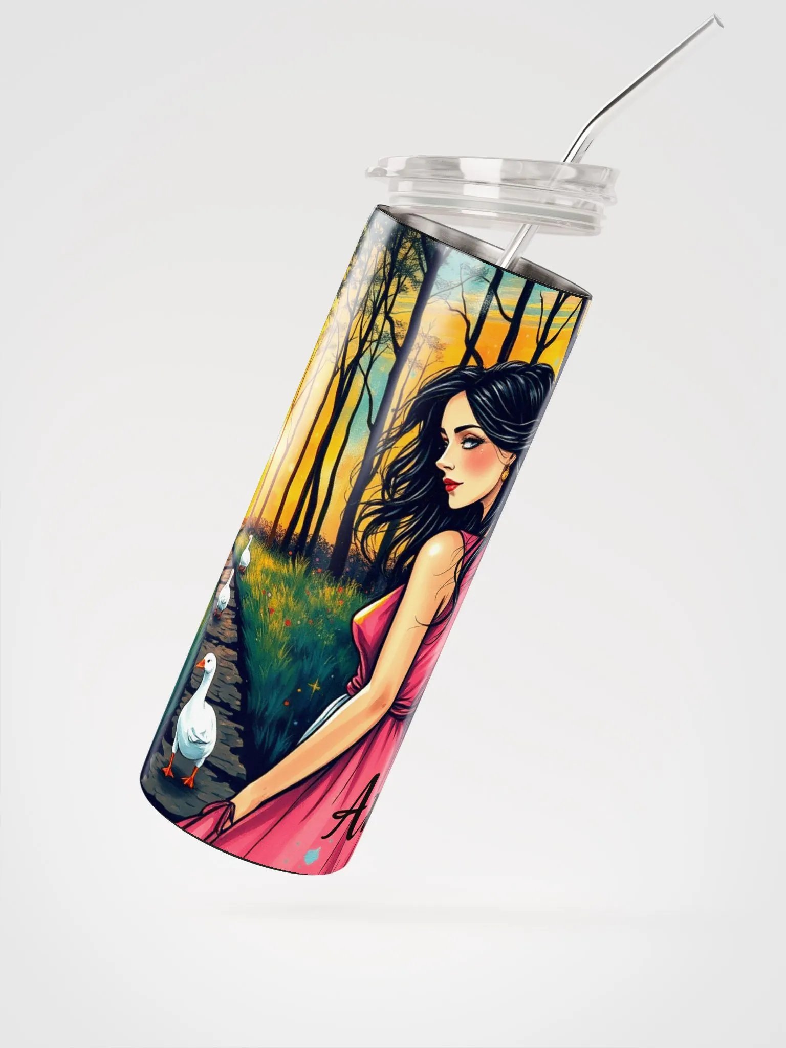 Sunset Serenity Stainless Steel Tumbler product image (2)