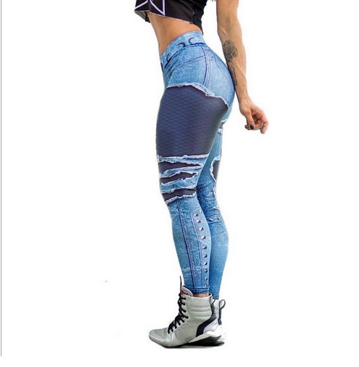 Jeans Print Legging product image (2)