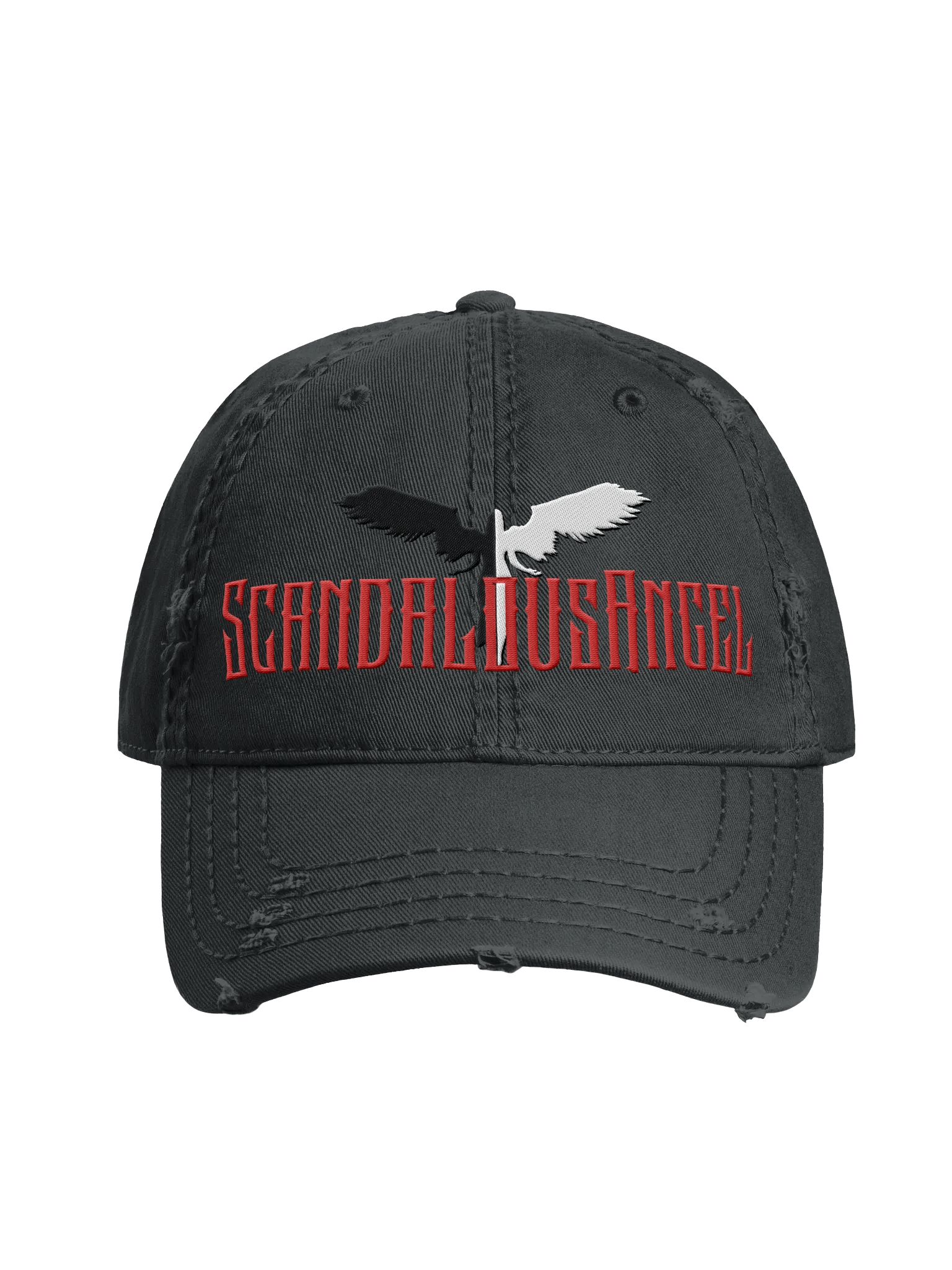 Scandalous Angel's Distressed Dad Hat product image (1)