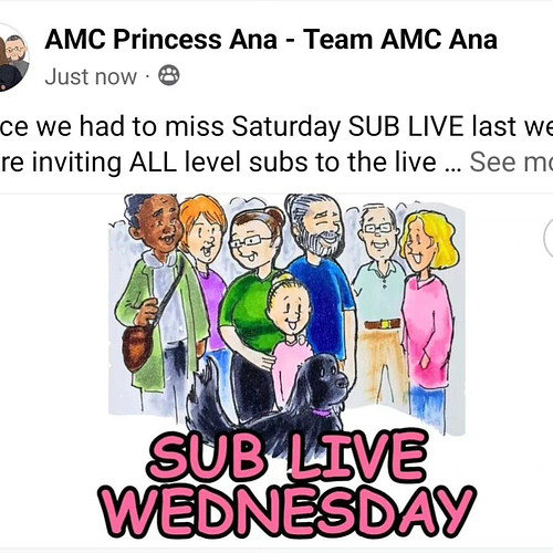 Since we had to miss Saturday SUB LIVE last week we're inviting ALL level subs to the live tonight (normally Wednesday sub li...
