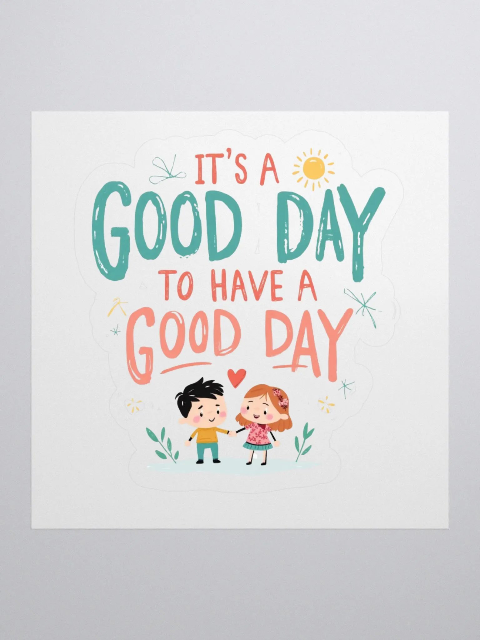 Good Day Kiss Cut Stickers product image (1)