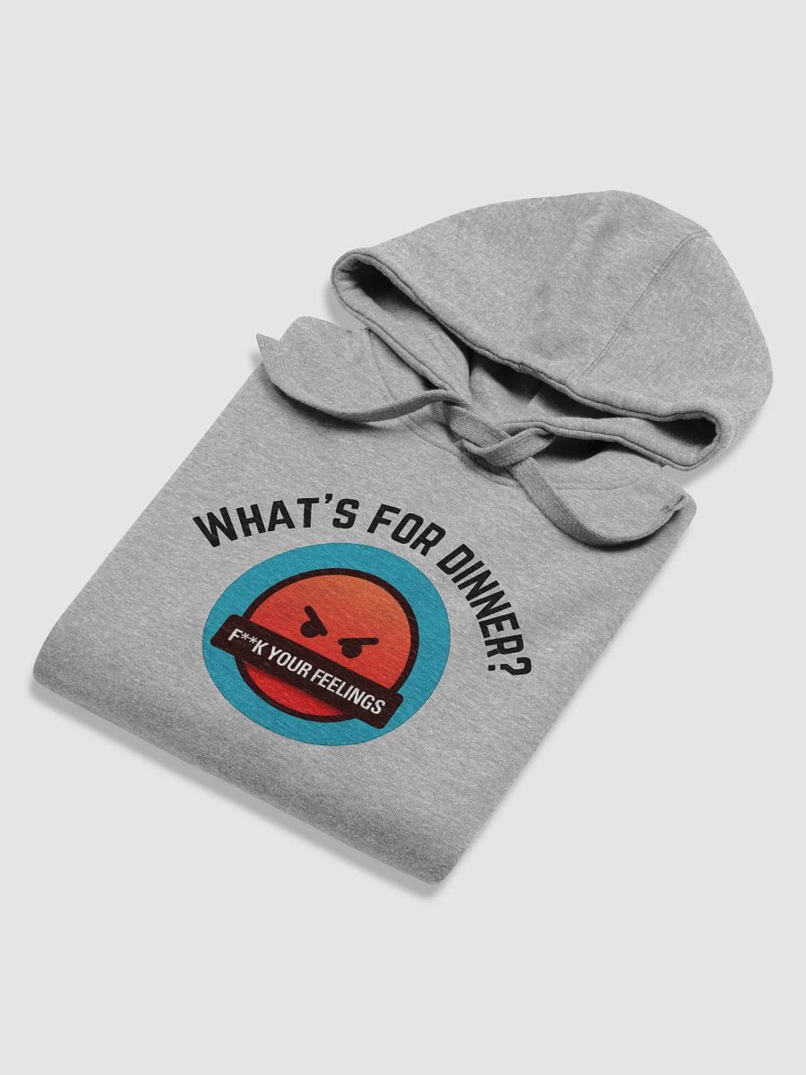 What's For Dinner Hoodie Black Text product image (6)