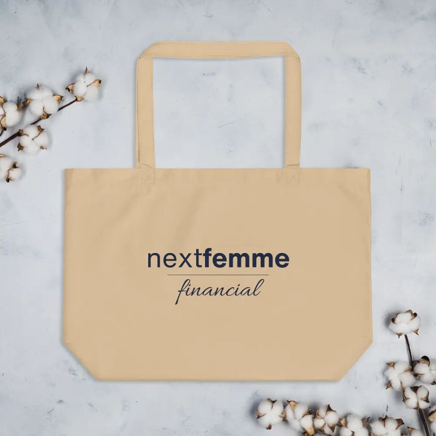 Eco Tote Too with Navy Logotype product image (5)