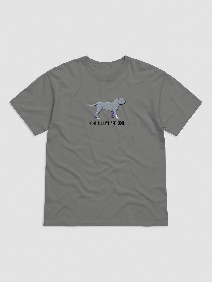 Some Bullies Are Cool T-Shirt(Embroidered) of an American Bully(Blue) product image (4)