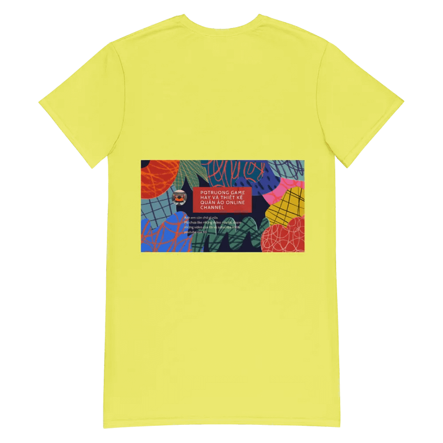 Váy thun in toàn thân/Full body printed T-shirt dress product image (6)