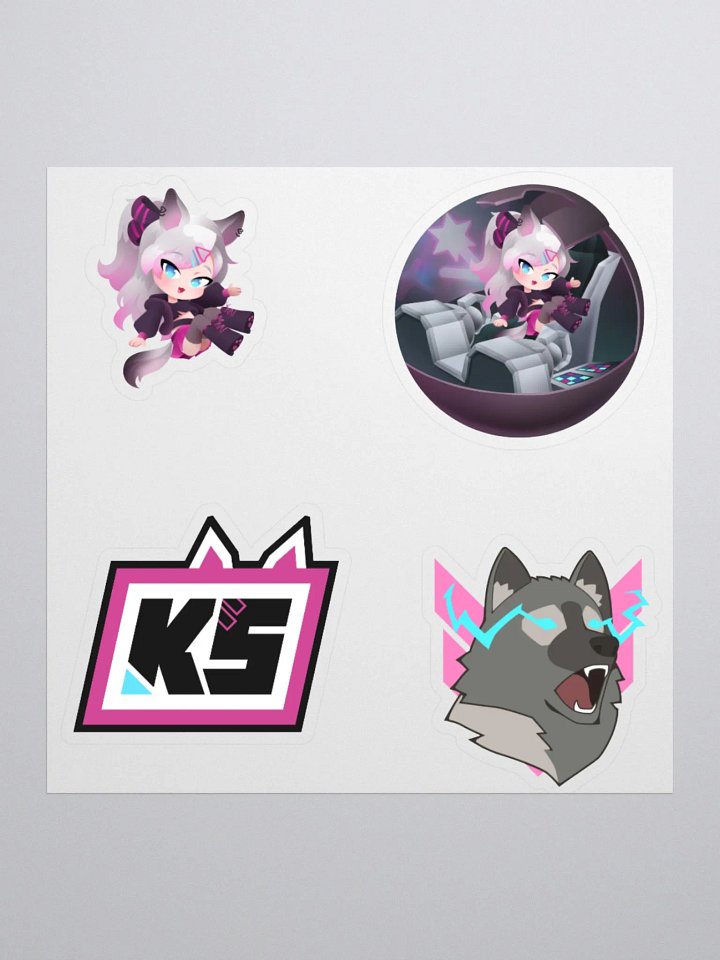 Kristi Pilot Pup Stickers product image (1)