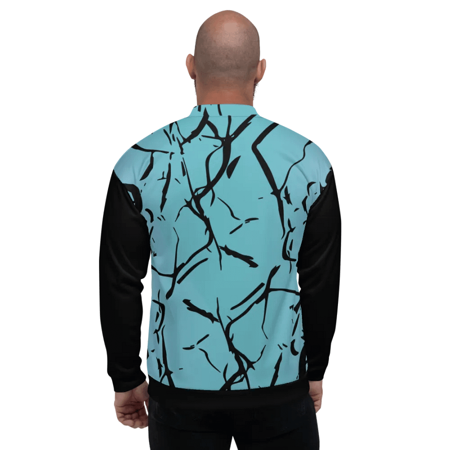 All-Over Print Bomber Jacket by Sublicolor 144 /Enigma Blue product image (3)