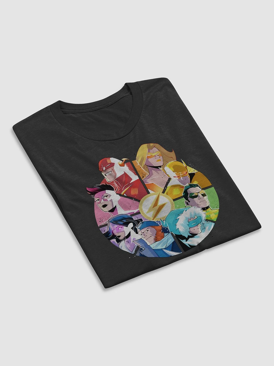 The Flash characters colorwheel T-shirt product image (6)