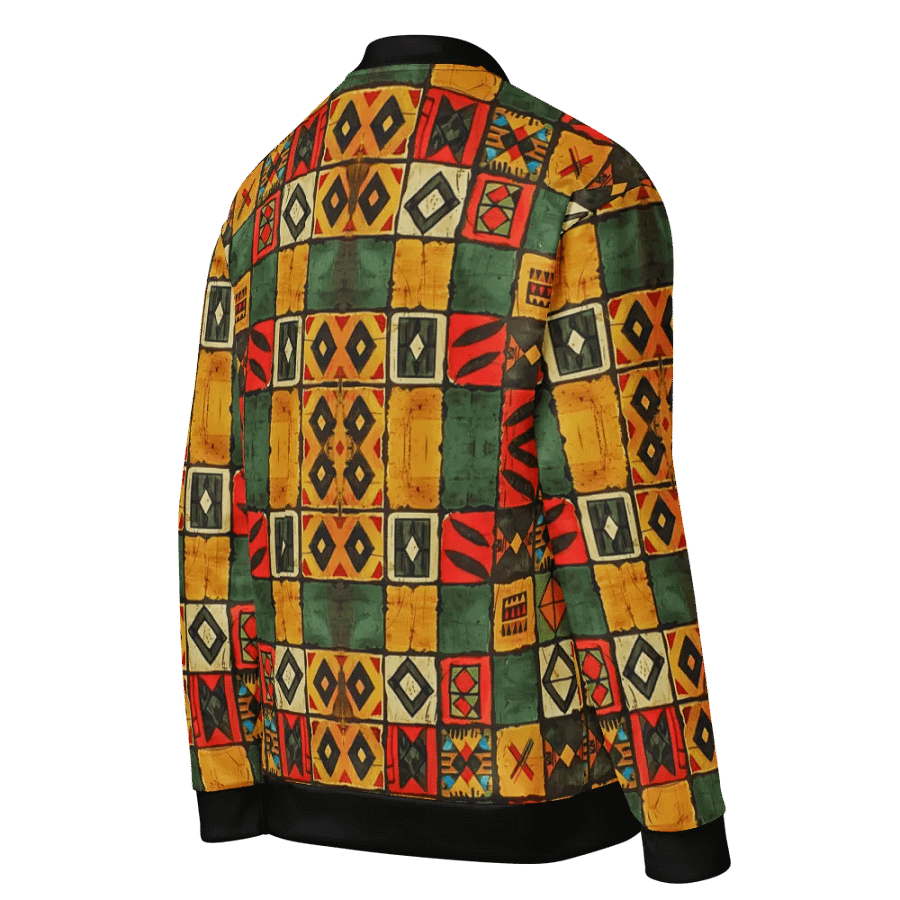 African Tribal Fusion All-Over Bomber Jacket product image (8)