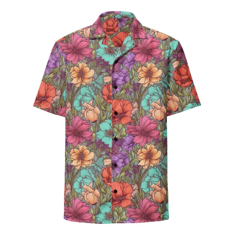 Rich Floral Pattern-Seamless Detailed Design Hawaiian Shirt product image (1)