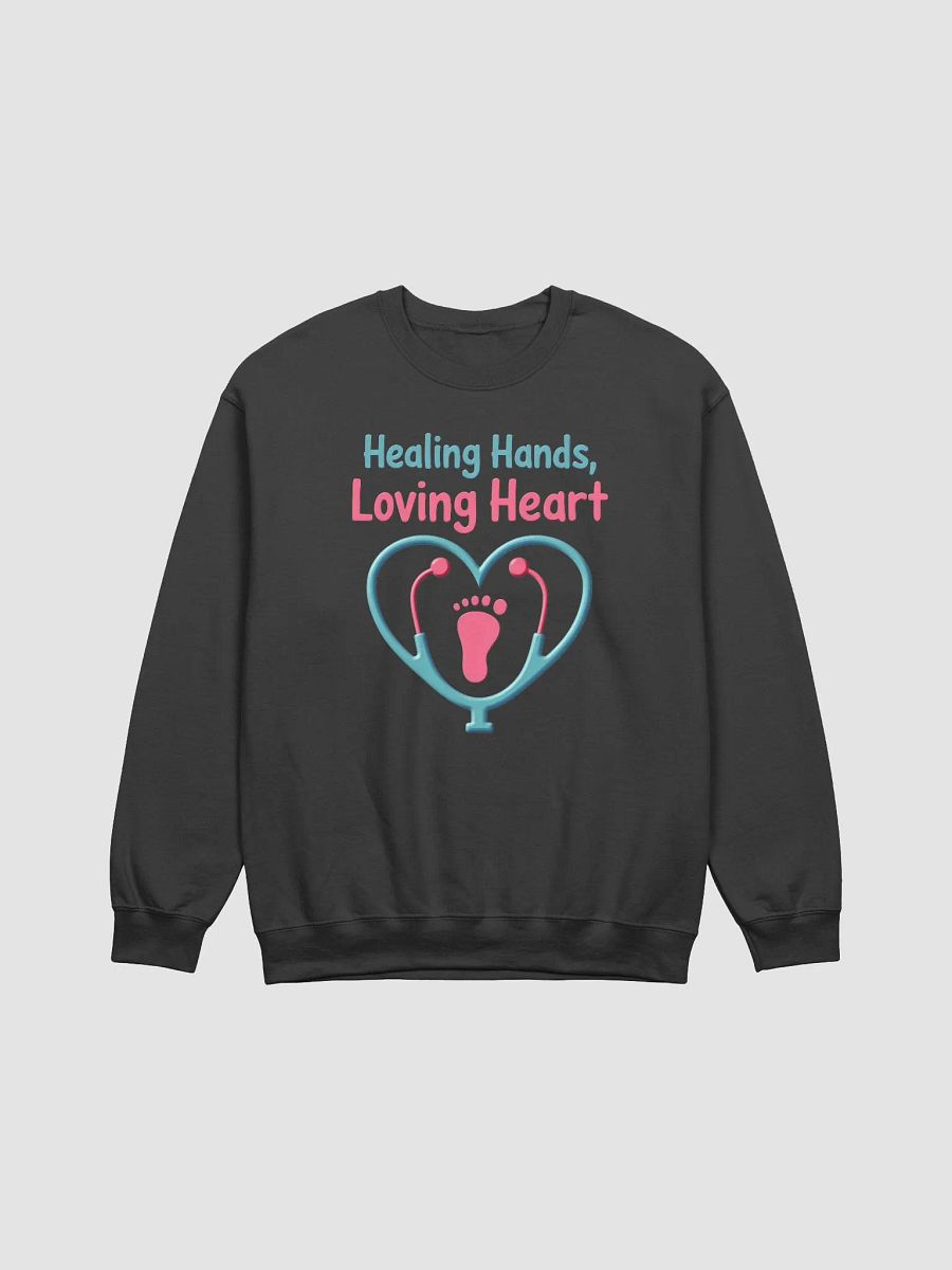 Healing Hands, Loving Heart Crewneck Sweatshirt product image (2)