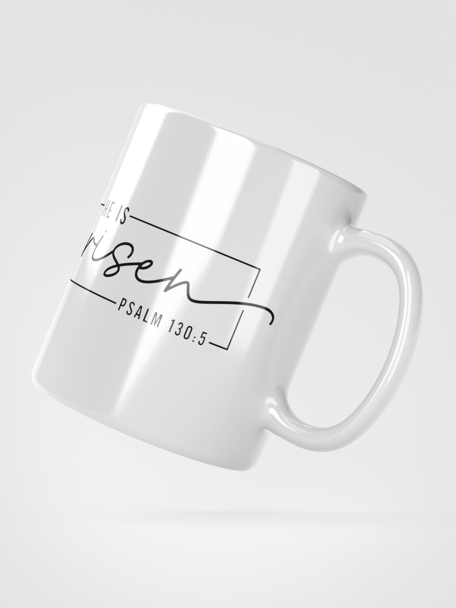 He I s Risen White Glossy Mug product image (7)