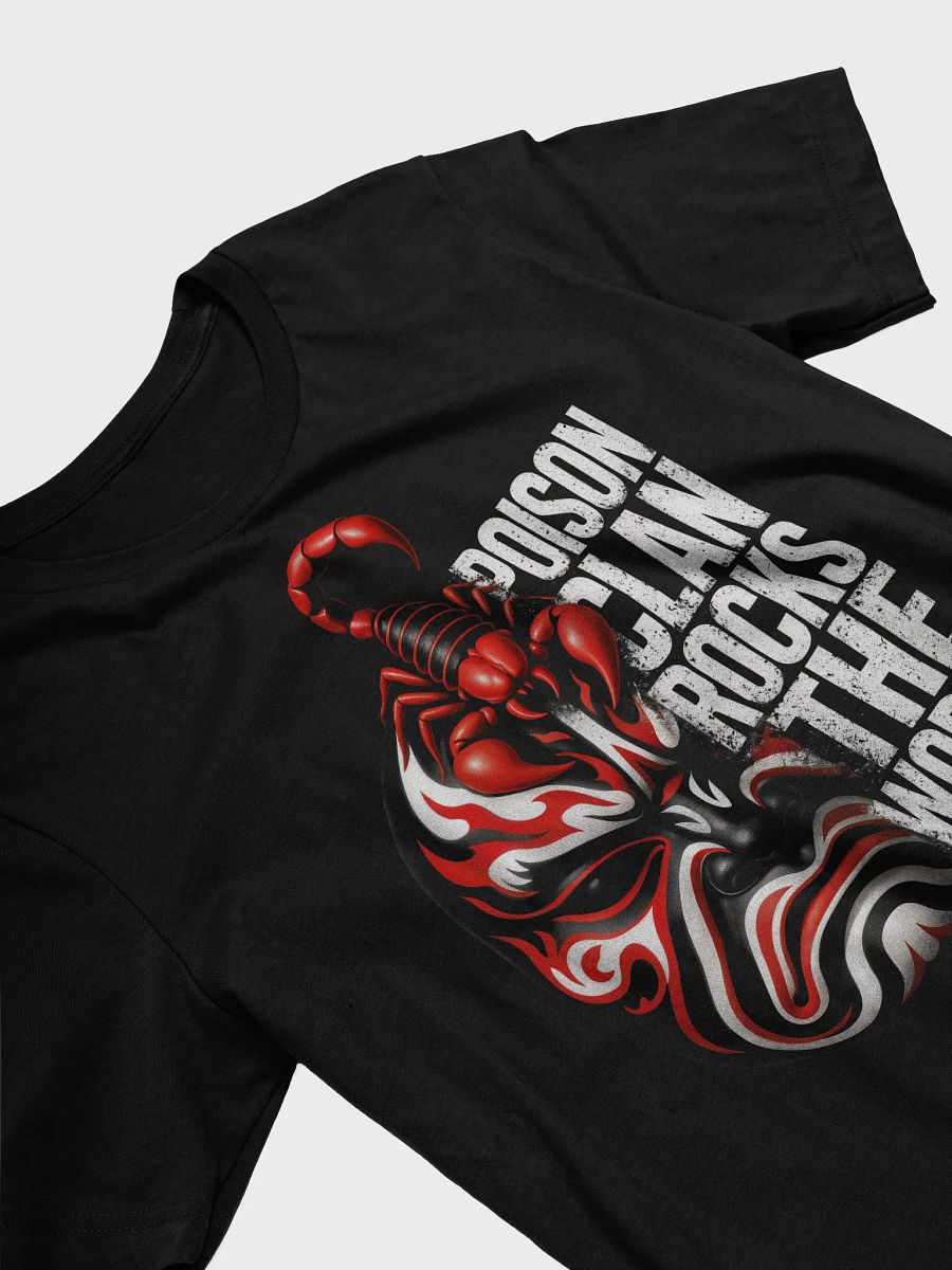 🏷️ Five Deadly Venoms Scorpion Mask – Poison Clan Rocks The World T-Shirt product image (4)