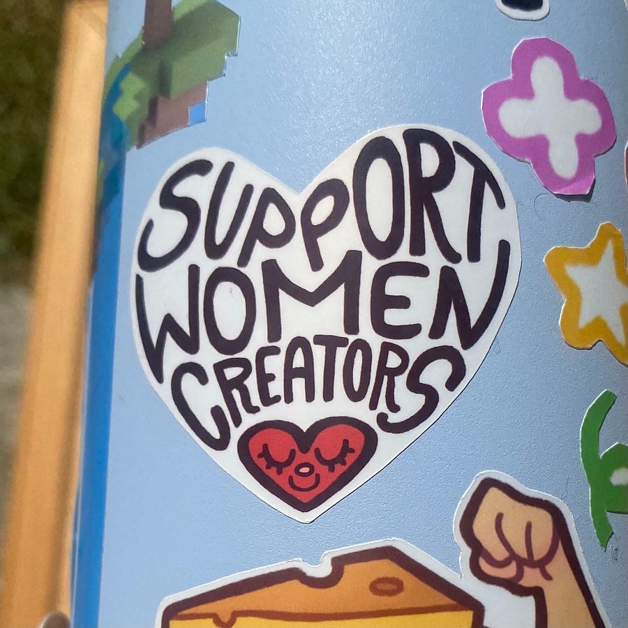 Support Women Creators Sticker product image (5)