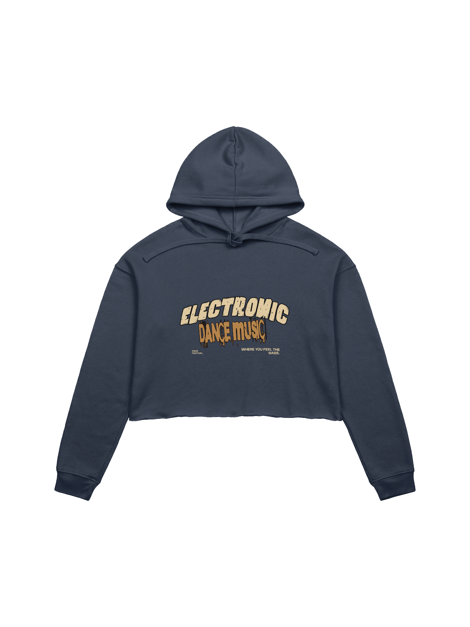 EDM Vibes Crop Hoodie product image (2)