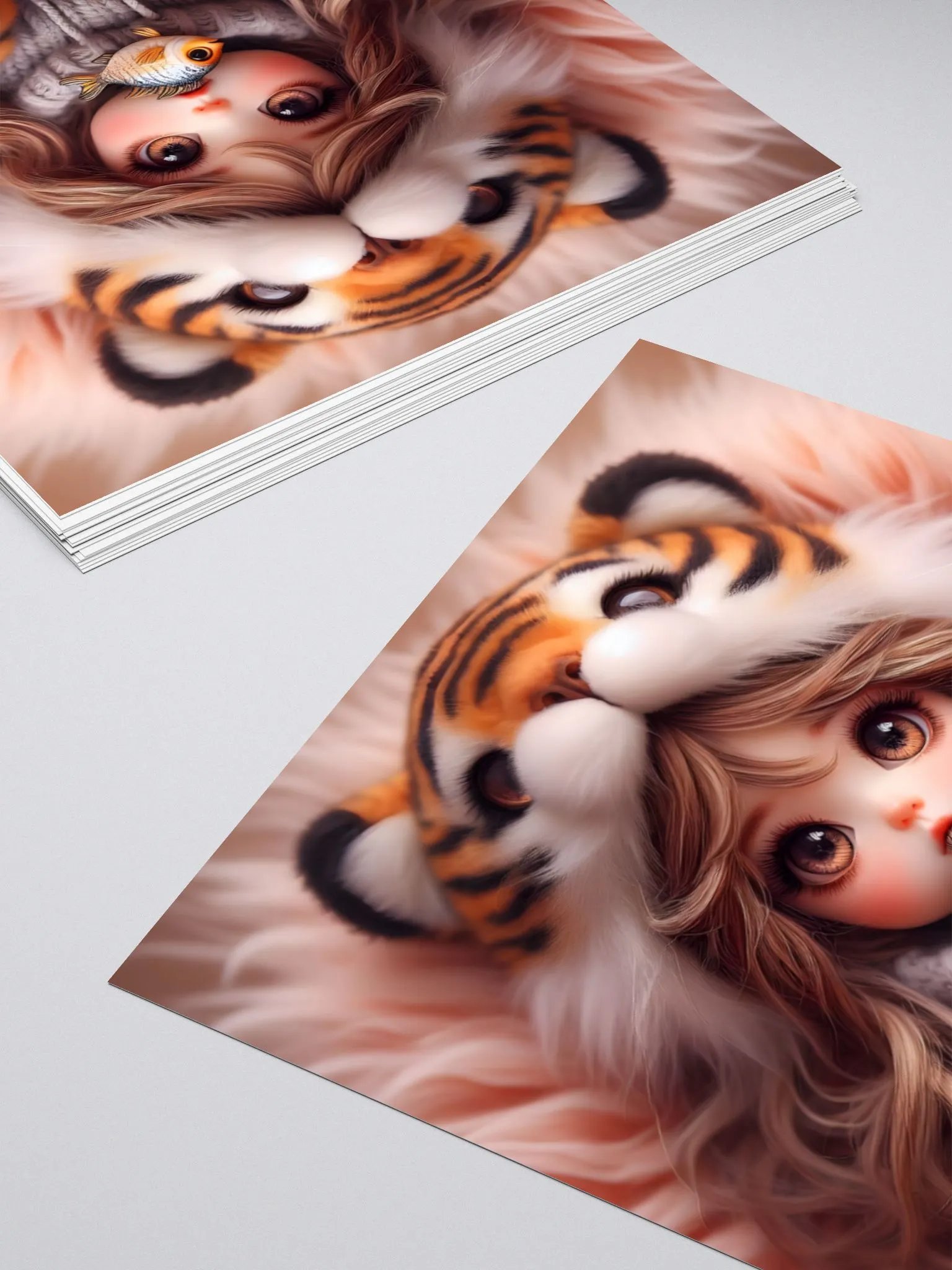 Tiger Hat Doll Kiss Cut Stickers product image (11)