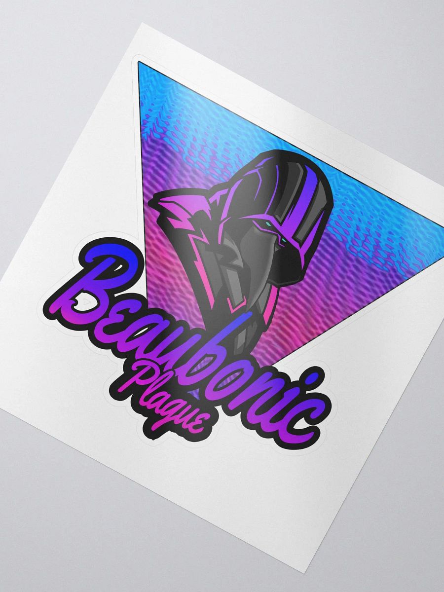 Plague Doctor Sticker Pink and Cyan product image (2)