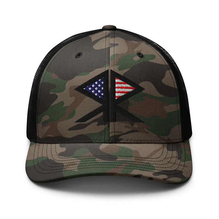 RR Logo Camo Trucker Hat product image (1)