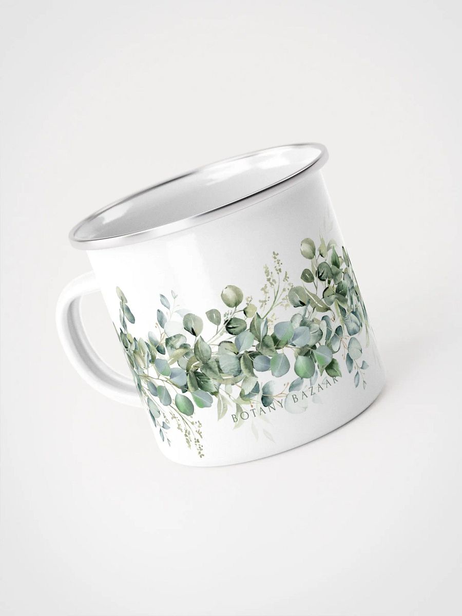 Eucalyptus Leaves Enamel Camping Mug product image (4)
