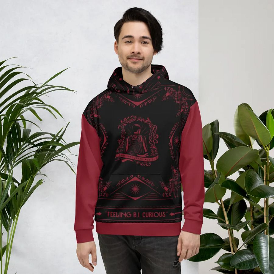 "Feeling BI-Curious" Bandana Hoodie product image (4)