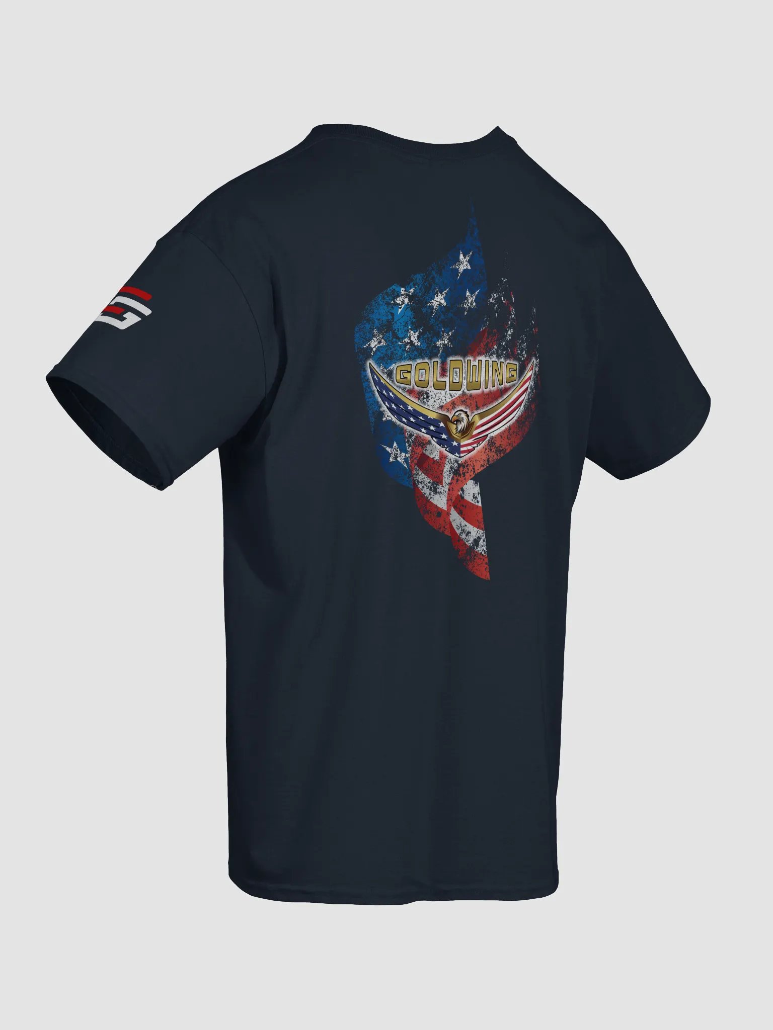 American Goldwing - Chest and Back - Dark Tee product image (6)