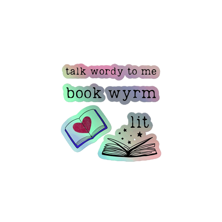 4-pack holographic stickers! product image (1)