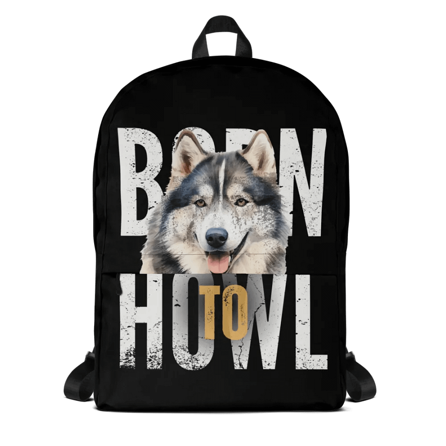 Born To Howl All-Over Print Backpack product image (4)
