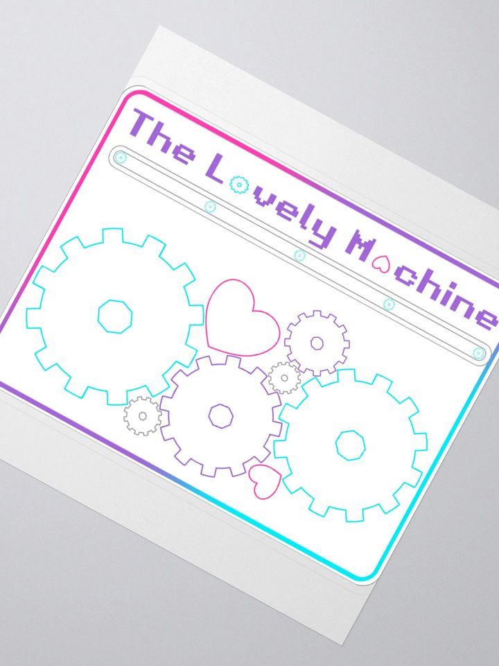 The Lovely Machine Cut Sticker product image (2)