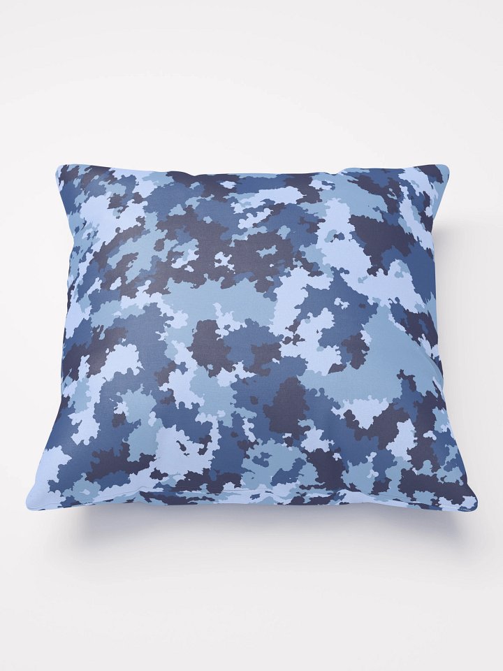 Hideaway Haven Blue Camo Pillow product image (1)