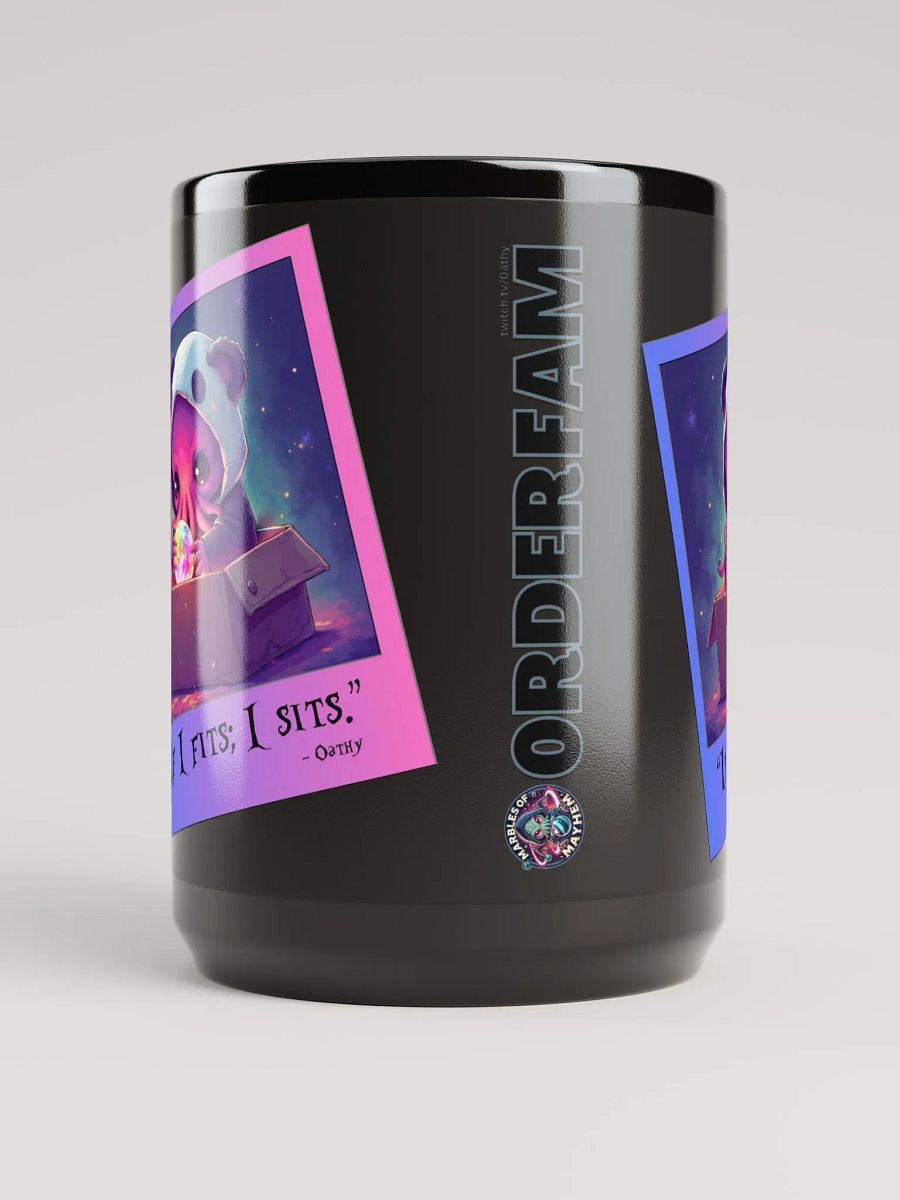 If I Fits; I Sits! Black Mug product image (5)