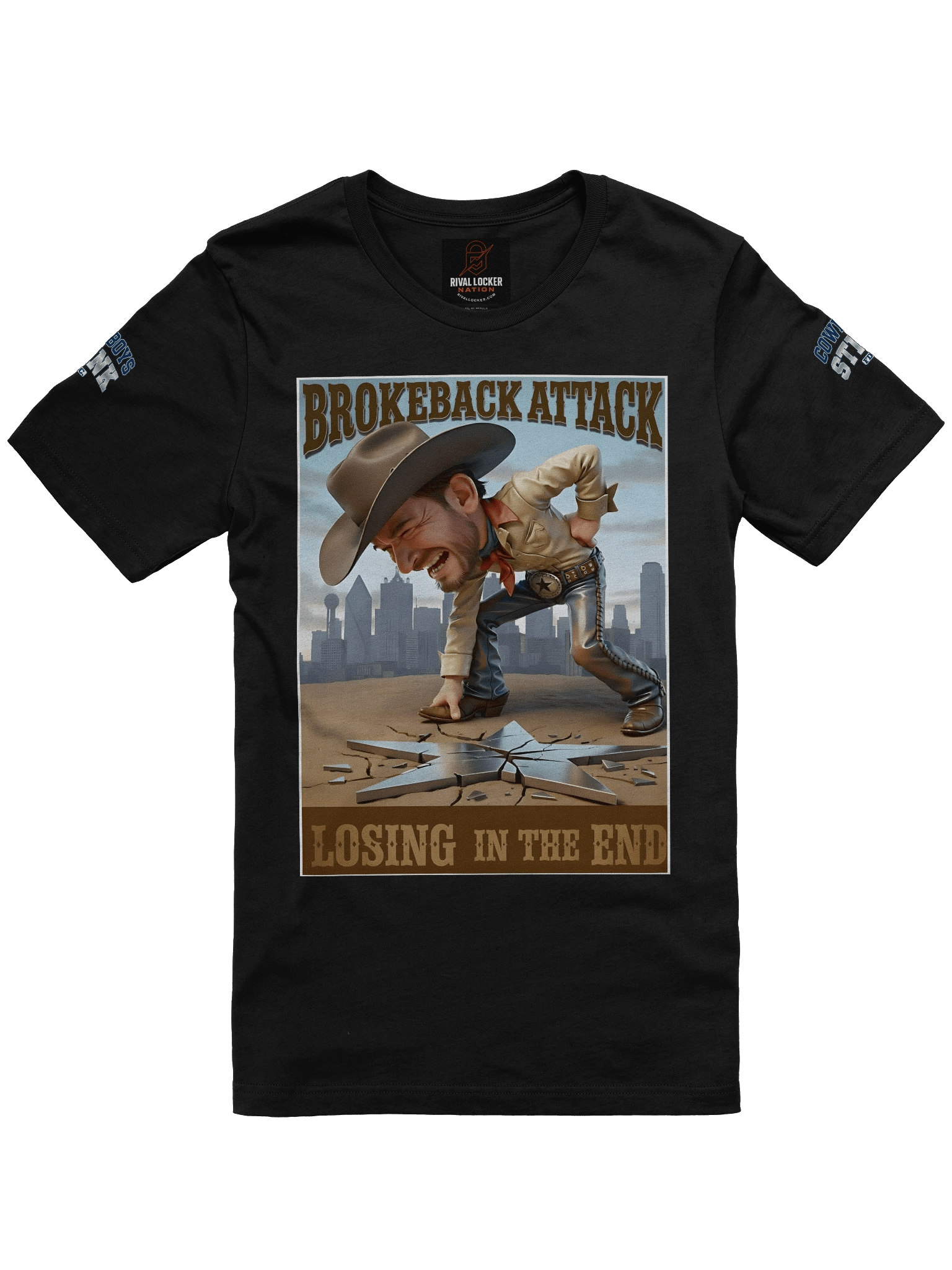 Brokeback Attack T-Shirt | Dallas | Football | Rivals Locker product image (1)