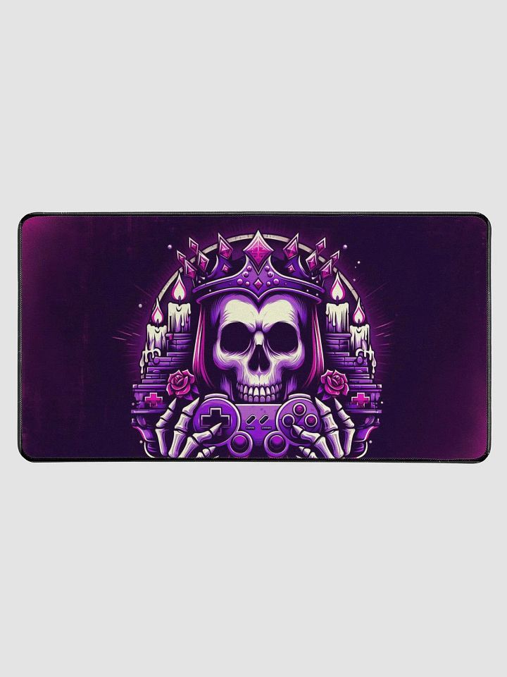 Purple Gaming Skeleton Desk Mat product image (1)