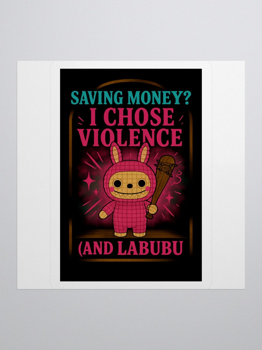 Chose Violence Kiss Cut Sticker product image (1)