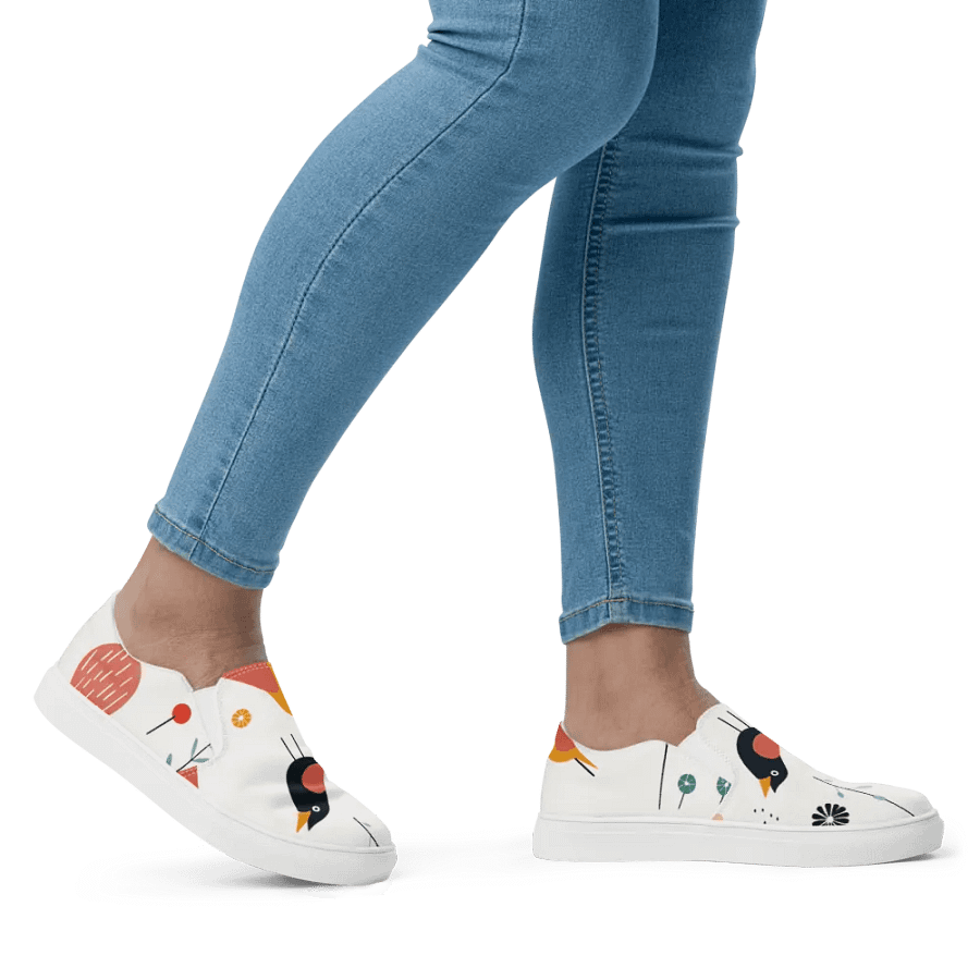 WOMEN'S SLIP-ON CANVAS SHOES 🐦‍⬛ Sweet Bird Harmony product image (6)