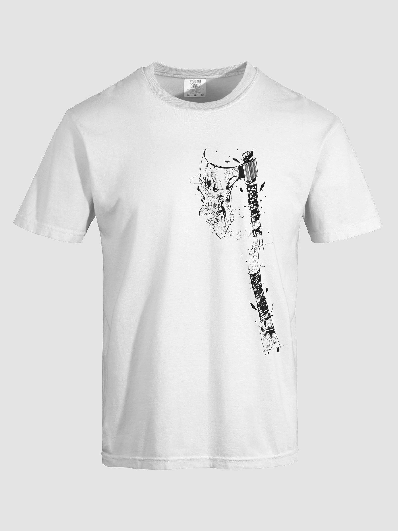 skull axe tee product image (40)