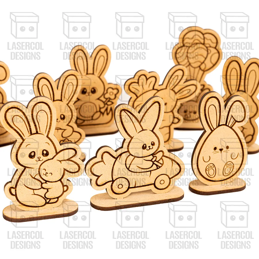 Easter Cutouts With Base Set 8 - Laser Cut Files product image (9)
