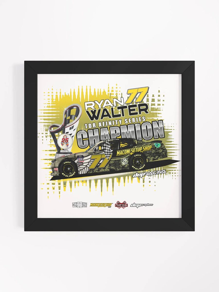 Ryan Walter Xfinity Champion Framed Art product image (2)