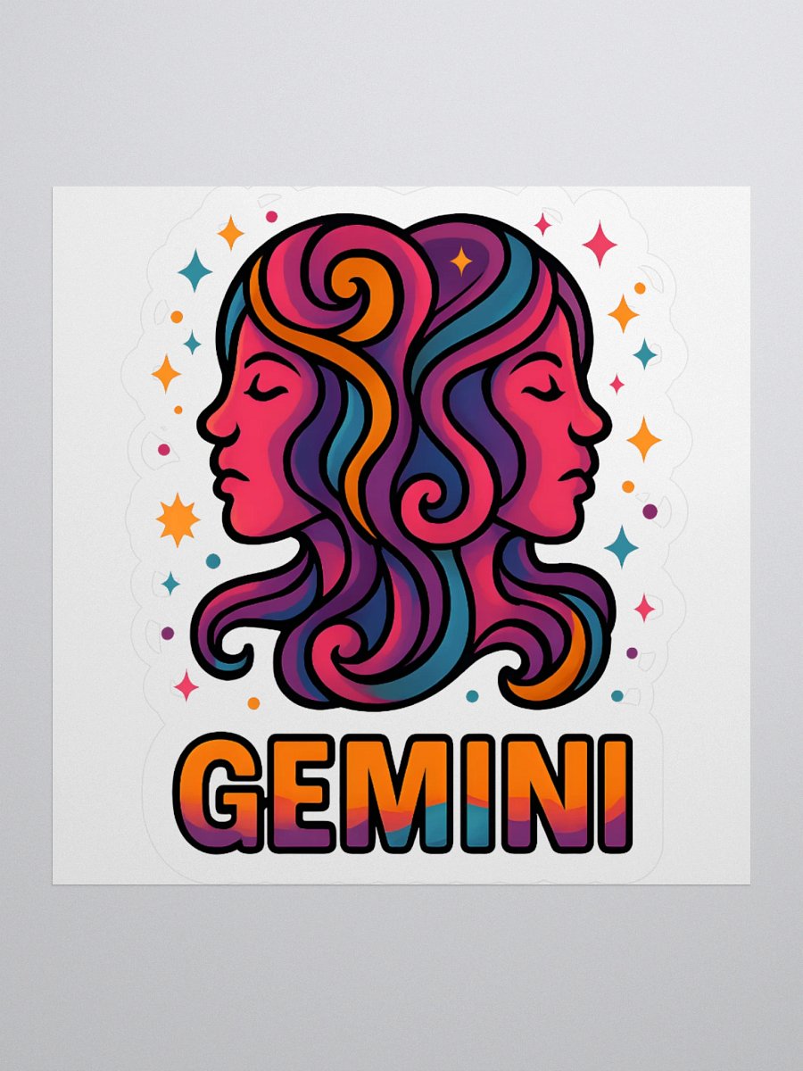 Gemini Zodiac Sticker product image (1)