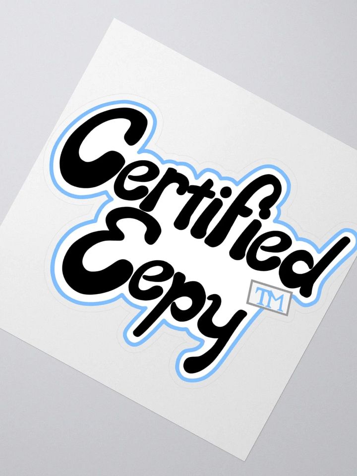 Certified Eepy Sticker - Blue product image (4)
