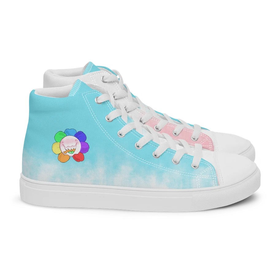 Pastel Blue, Pink and White Flower Sneakers product image (16)