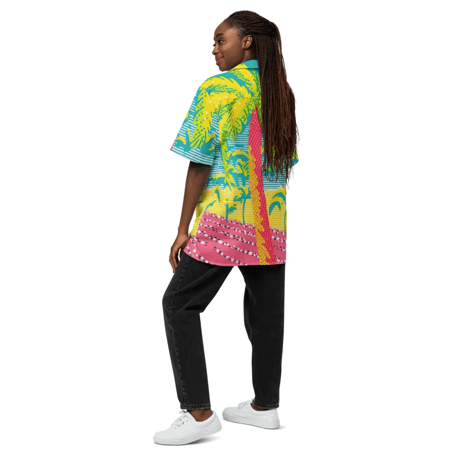 Neon Tropics Button-Down Shirt product image (5)