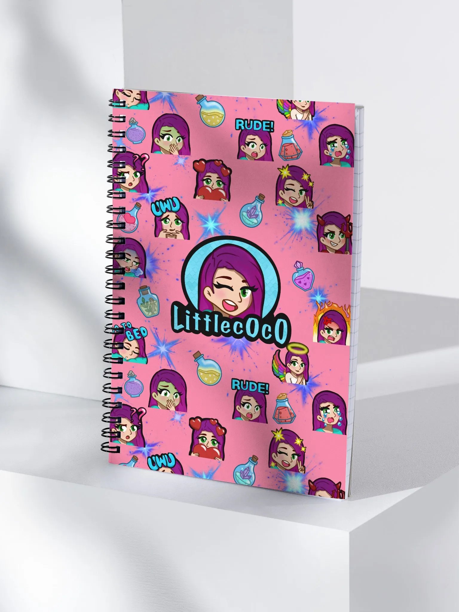 Littlec0c0 Emote Notebook product image (3)