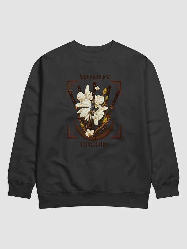 Bronze Japanese Katana & Orchids Sweatshirt product image (1)