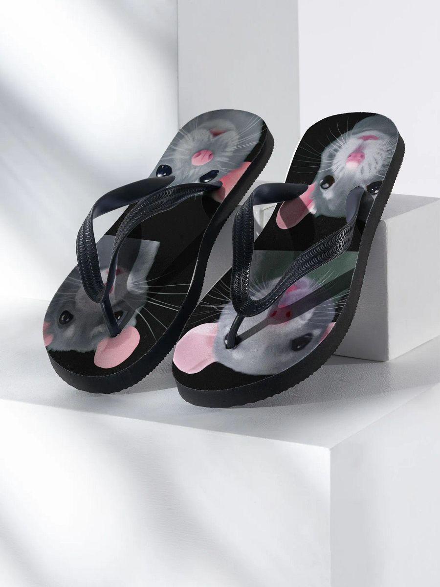 Four blue rats, flipflops product image (1)