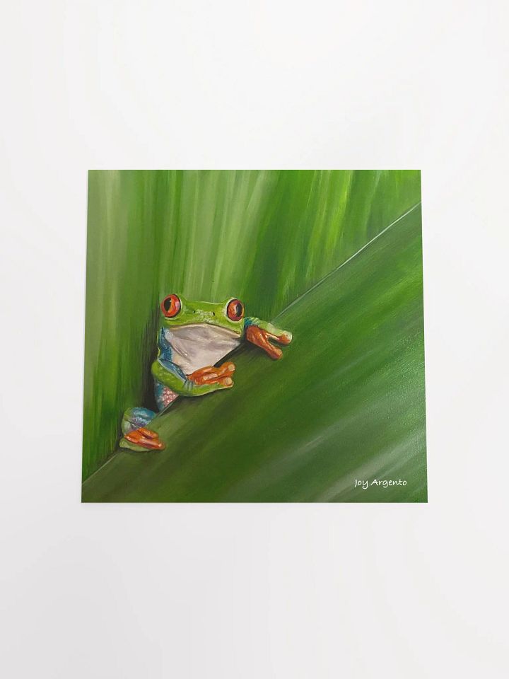 Tree Frog Peeping Print product image (2)